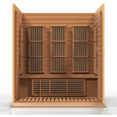 Maxxus 3 person Low EMF FAR Infrared Sauna Canadian Red Cedar MX-K306-01 - The Home Selection