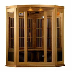 Maxxus 3 person Low EMF FAR Infrared Sauna Canadian Red Cedar MX-K356-01 - The Home Selection