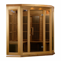 Maxxus 3 person Low EMF FAR Infrared Sauna Canadian Red Cedar MX-K356-01 - The Home Selection
