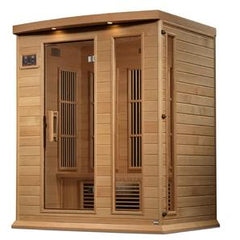 Maxxus 3 Person Near Zero EMF FAR Infrared Sauna - Canadian Hemlock - MX-K306-01-ZF - The Home Selection