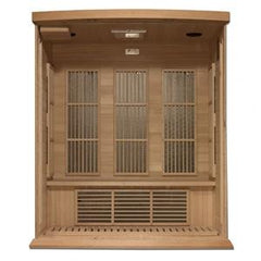 Maxxus 3 Person Near Zero EMF FAR Infrared Sauna - Canadian Hemlock - MX-K306-01-ZF - The Home Selection