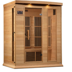 Maxxus 3 Person Near Zero EMF FAR Infrared Sauna - Canadian Hemlock - MX-K306-01-ZF - The Home Selection