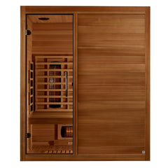 Maxxus 3 Person S-Line Infrared Sauna Full Spectrum with Pacific Cedar - MX-S306-01-FS-PC - The Home Selection