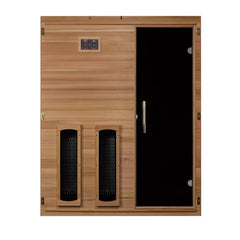 Maxxus 3 Person S-Line Infrared Sauna Full Spectrum with Pacific Cedar - MX-S306-01-FS-PC - The Home Selection