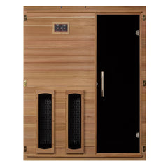 Maxxus 3 Person S-Line Infrared Sauna Full Spectrum with Pacific Cedar - MX-S306-01-FS-PC - The Home Selection