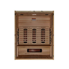 Maxxus 3 Person S-Line Infrared Sauna Full Spectrum with Pacific Cedar - MX-S306-01-FS-PC - The Home Selection
