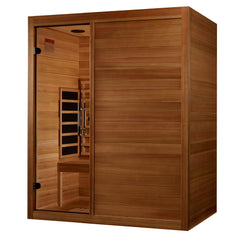 Maxxus 3 Person S-Line Infrared Sauna Full Spectrum with Pacific Cedar - MX-S306-01-FS-PC - The Home Selection