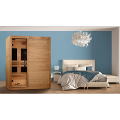 Maxxus 3 Person S-Line Infrared Sauna Low EMF with Canadian Hemlock - MX-S306-01 - The Home Selection