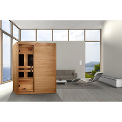 Maxxus 3 Person S-Line Infrared Sauna Low EMF with Canadian Hemlock - MX-S306-01 - The Home Selection