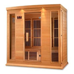 Maxxus 4 person Low EMF FAR Infrared Sauna Canadian Hemlock MX-K406-01 - The Home Selection