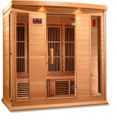 Maxxus 4 person Low EMF FAR Infrared Sauna Canadian Hemlock MX-K406-01 - The Home Selection