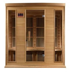 Maxxus 4 person Low EMF FAR Infrared Sauna Canadian Red Cedar MX-K406-01 - The Home Selection