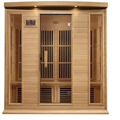 Maxxus 4 Person Near Zero EMF FAR Infrared Sauna - Canadian Hemlock - MX-K406-01-ZF - The Home Selection