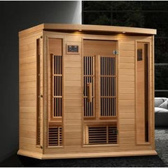 Maxxus 4 Person Near Zero EMF FAR Infrared Sauna - Canadian Hemlock - MX-K406-01-ZF - The Home Selection