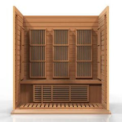 Maxxus "Avignon Edition" 3 Person Near Zero EMF FAR Infrared Sauna - Canadian Red Cedar - MX-K306-01-ZF CED - The Home Selection