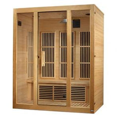 Maxxus "Bellevue" 3 person Low EMF FAR Infrared Sauna Canadian Hemlock - MX-J306-01 - The Home Selection