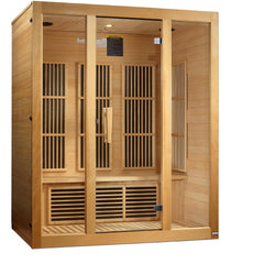Maxxus "Bellevue" 3 person Low EMF FAR Infrared Sauna Canadian Hemlock - MX-J306-01 - The Home Selection
