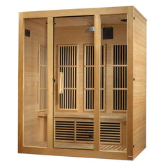 Maxxus Bellevue 3-Person Near Zero EMF (Under 2MG) FAR Infrared Sauna (Canadian Hemlock) - MX-J306-01-ZF - The Home Selection