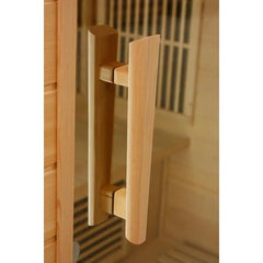 Maxxus "Chaumont Edition" 3 Person Corner Near Zero EMF FAR Infrared Sauna - Canadian Red Cedar - MX-K356-01-ZF CED - The Home Selection