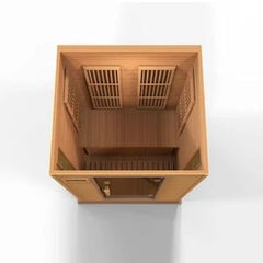 Maxxus "Cholet Edition" 2 Person Near Zero EMF FAR Infrared Sauna - Canadian Red Cedar - MX-K206-01-ZF Ced - The Home Selection