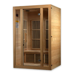 Maxxus Seattle 2-Person Near Zero EMF (Under 2MG) FAR Infrared Sauna (Canadian Hemlock) - MX-J206-01-ZF - The Home Selection