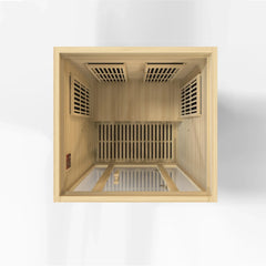 Maxxus Seattle 2-Person Near Zero EMF (Under 2MG) FAR Infrared Sauna (Canadian Hemlock) - MX-J206-01-ZF - The Home Selection