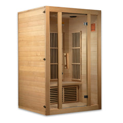 Maxxus Seattle 2-Person Near Zero EMF (Under 2MG) FAR Infrared Sauna (Canadian Hemlock) - MX-J206-01-ZF - The Home Selection