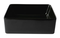 Alfi 16  Modern Square Above Mount Ceramic Sink - ABC903