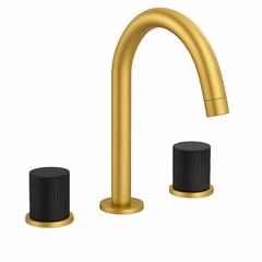 Fortis Agrippina Widespread Faucet - Brushed Gold