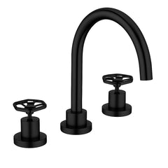 Fortis Bathroom Faucet Industrial Roman Tub 2 Handle - Matte Black
