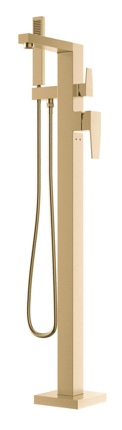 Fortis Abruzzo Floor-Mounted Tub Filler with Integrated Diverter - Includes Hand Shower - 941360C - The Home Selection