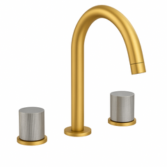 Fortis Agrippina Widespread Faucet - Brushed Gold