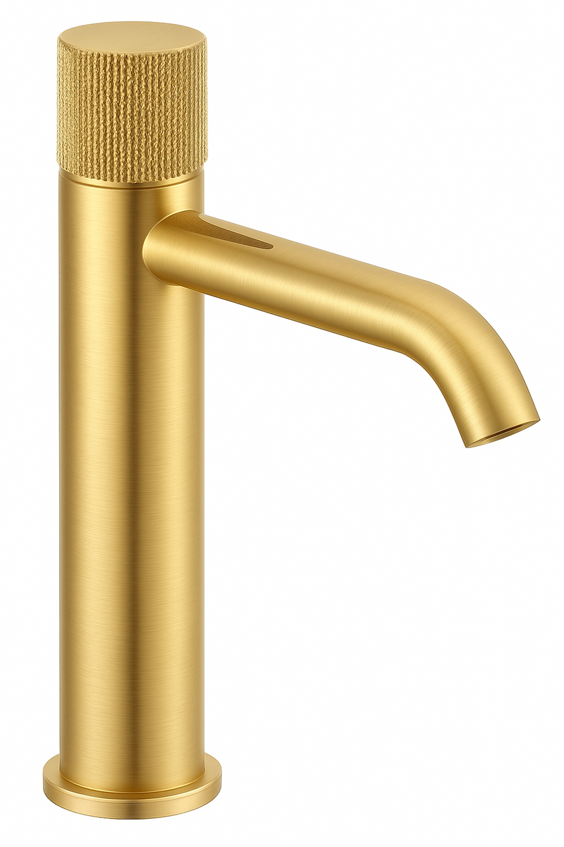Fortis Agrippina Single Handle Vessel Faucet - Brushed Gold