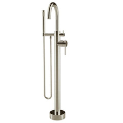 LaToscana Elba Single Handle Floor Mounted Tub Filler with Hand Held Shower