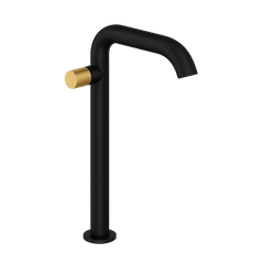 Fortis Agrippina Side Handle Vessel Lav Faucet - Matte Black