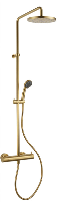 Fortis Shower Column 10" - Brushed Gold