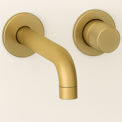 Fortis Agrippina Wall Mount - Brushed Gold