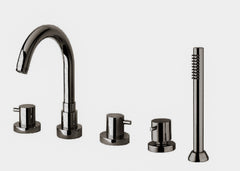 LaToscana Elba Roman Tub Faucet with Diverter and Hand Held Shower - 78BL109 / 78OK109