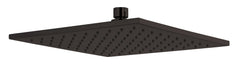 Fortis Shower Head 10" Square Mineral Resistant - Matte Black