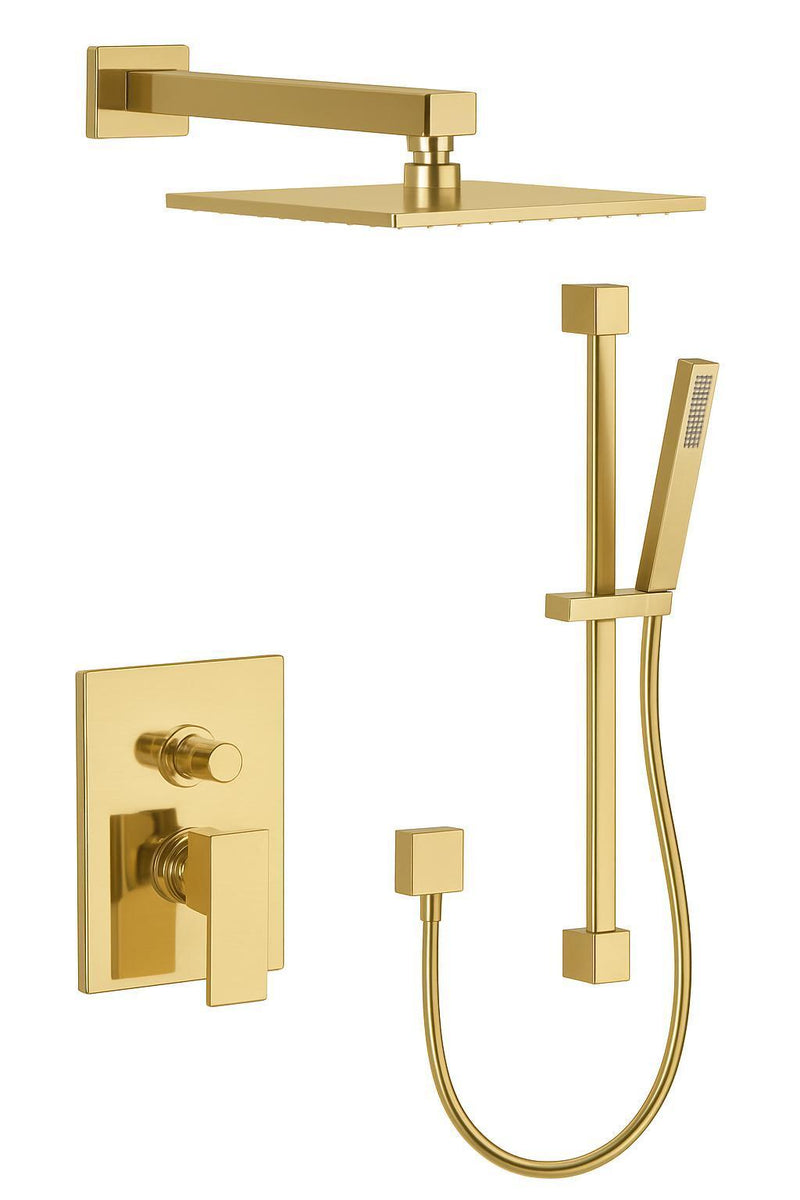 Fortis Shower Kits Vitrina 2 Way Pressure Balance Round Shower Kit Shower Bar - 602RDKIT788SB - The Home Selection