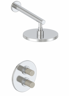 Fortis 1 Way Thermostatic Round Shower Kit_ - Polished Chrome