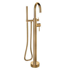 LaToscana Elba Single Handle Floor Mounted Tub Filler with Hand Held Shower