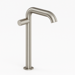 Fortis Agrippina Side Handle Vessel Lav Faucet - Brushed Nickel