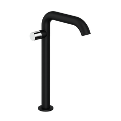 Fortis Agrippina Side Handle Vessel Lav Faucet - Matte Black