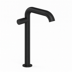 Fortis Agrippina Side Handle Vessel Lav Faucet - Matte Black