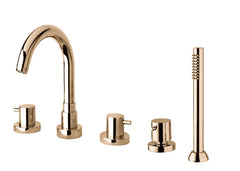 LaToscana Elba Roman Tub Faucet with Diverter and Hand Held Shower - 78BL109 / 78OK109