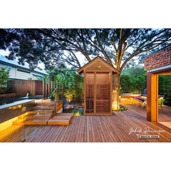 Medical Breakthrough Nature 5™ - Outdoor Sauna, 2 Person - The Home Selection