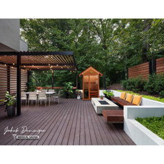 Medical Breakthrough Nature 5™ - Outdoor Sauna, 2 Person - The Home Selection