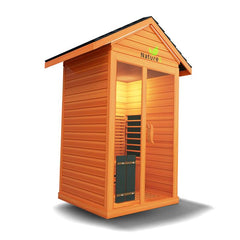 Medical Breakthrough Nature 5™ - Outdoor Sauna, 2 Person - The Home Selection