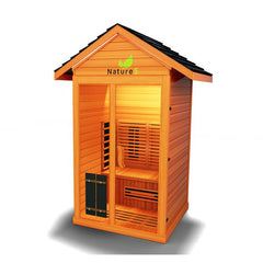Medical Breakthrough Nature 5™ - Outdoor Sauna, 2 Person - The Home Selection
